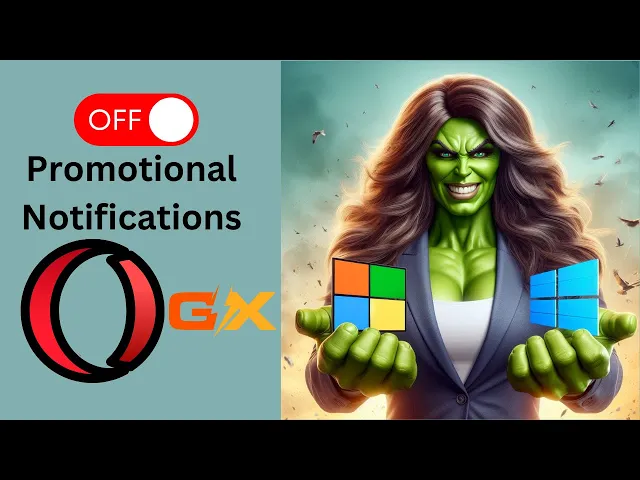 'Video thumbnail for How to Block Promotional Notifications in Opera GX on Windows 11 or 10 | GearUpWindows Tutorial'