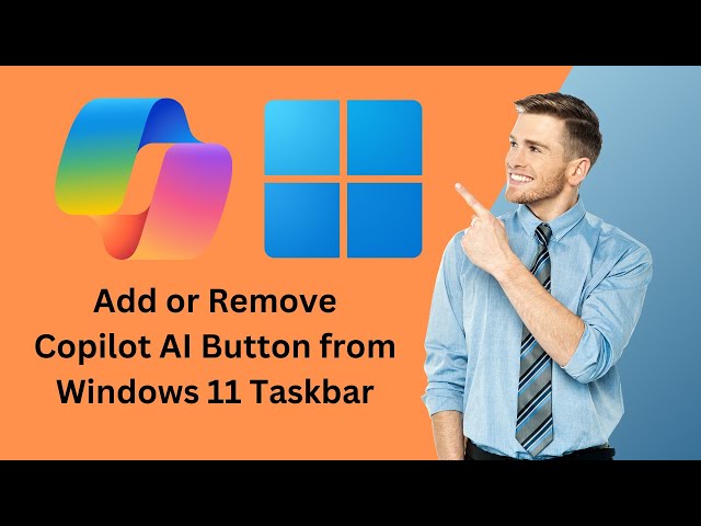 'Video thumbnail for How to Hide or Remove Copilot AI Button from Windows 11 Taskbar | GearUpWindows Tutorial'