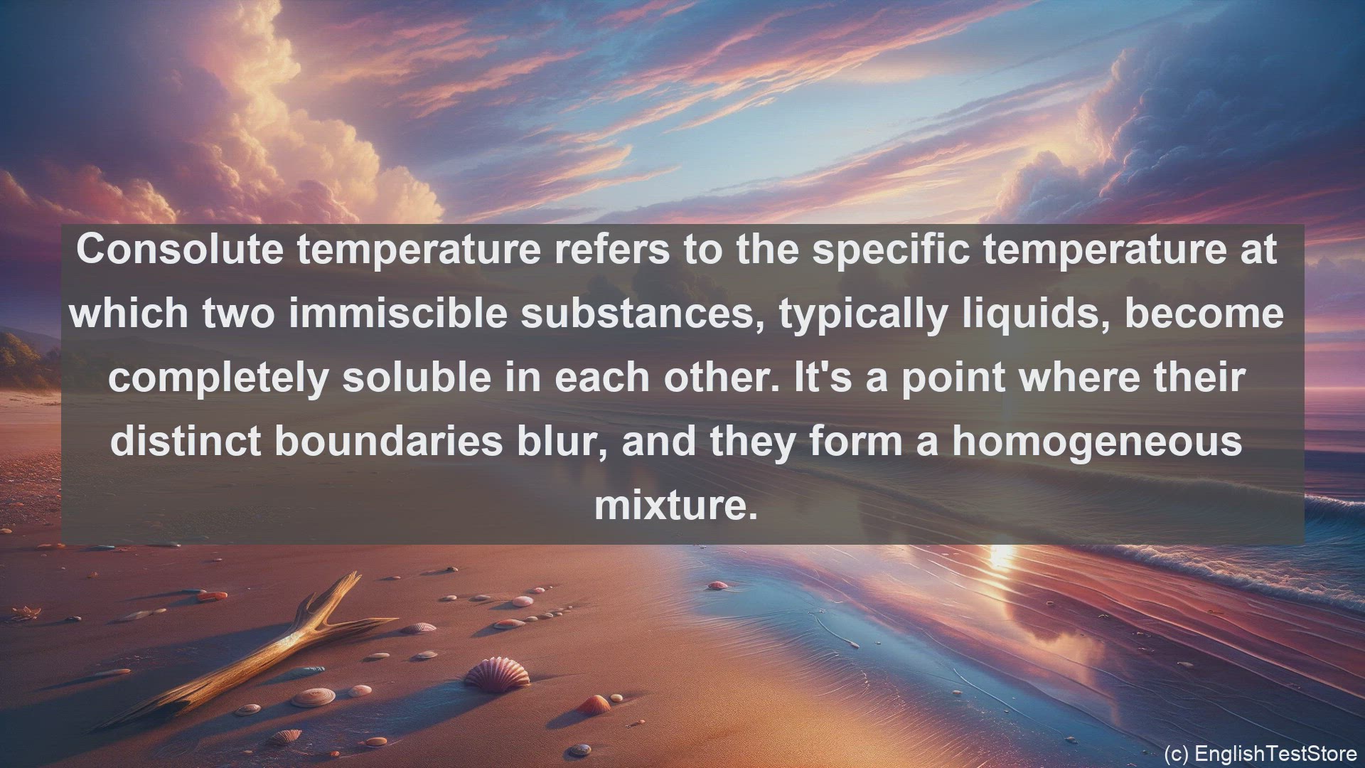 'Video thumbnail for Consolute temperature in science  definition and examples'