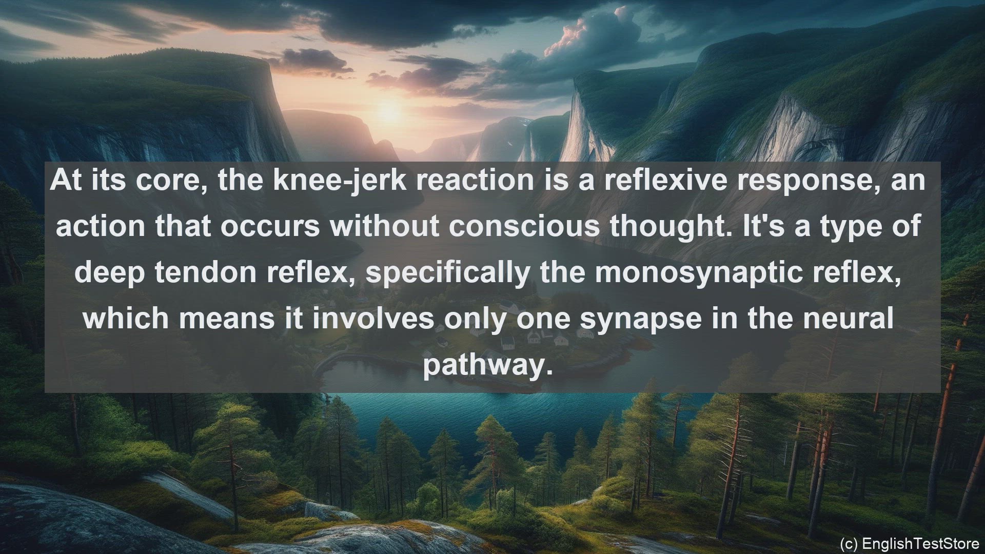 'Video thumbnail for Knee jerk re in science  definition and examples'