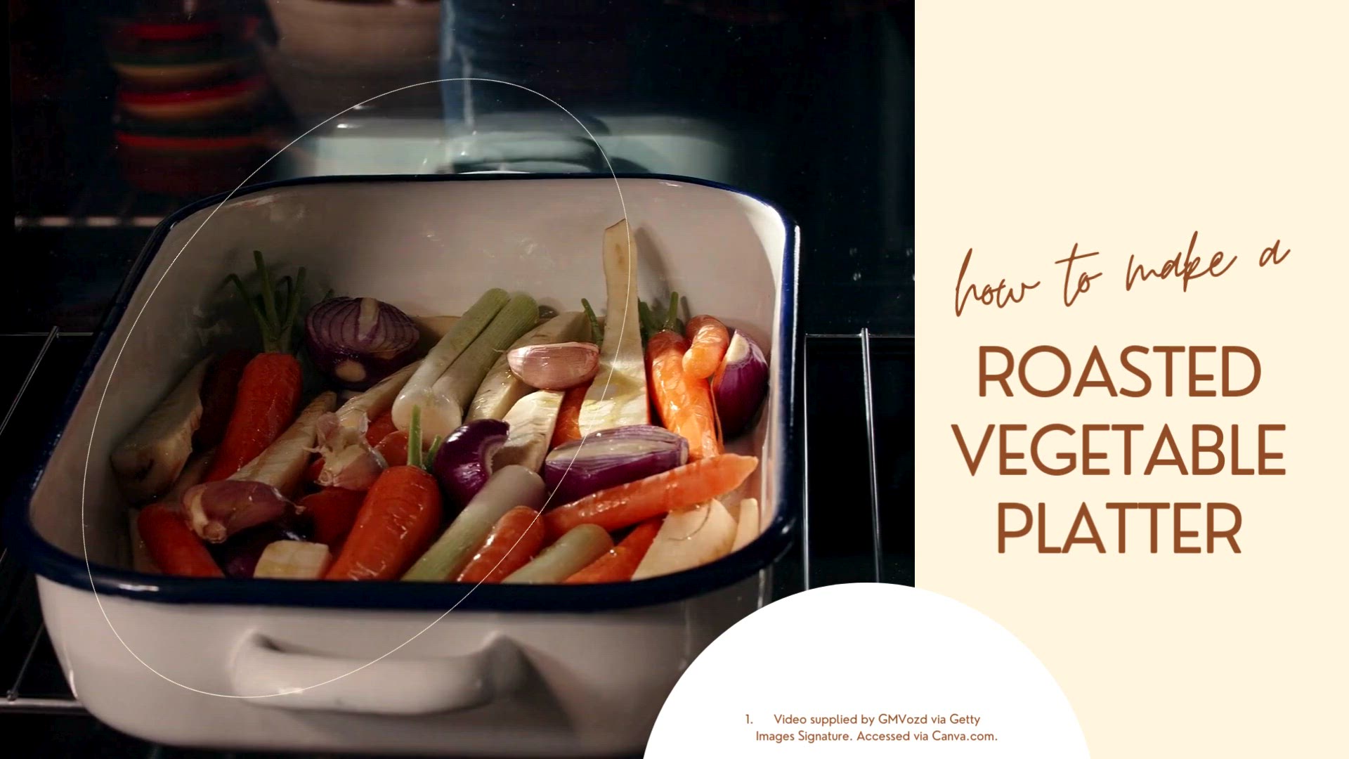 'Video thumbnail for Roasted Vegetable Platter'