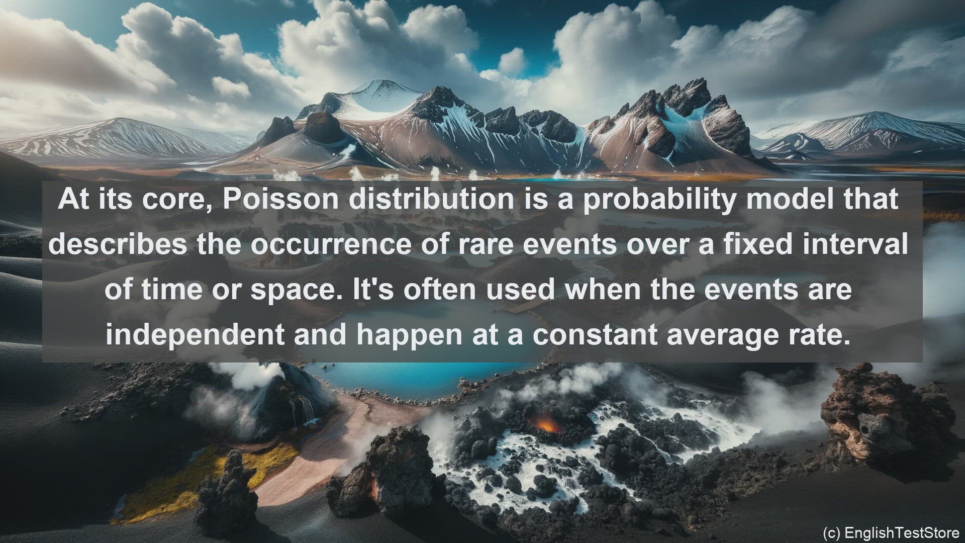 'Video thumbnail for Poisson distribution in science  definition and examples'