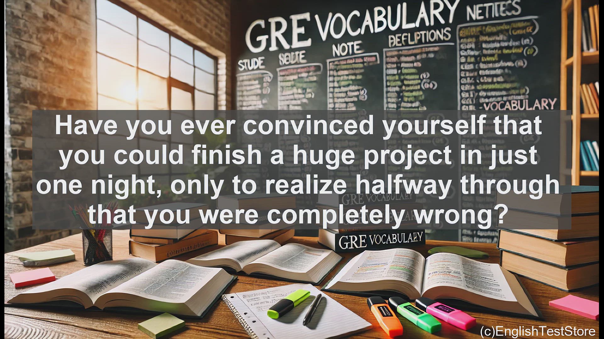 'Video thumbnail for GRE Vocabulary Lesson: Deluding Ourselves - Exploring the Meaning and Importance of Delude'