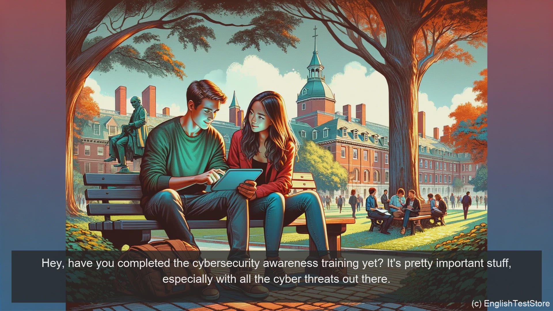 'Video thumbnail for English Conversation for Informatics Engineering: Cybersecurity Awareness Training'