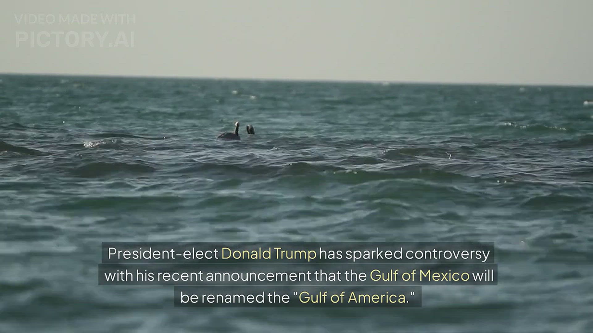 Video thumbnail for Trump Proposes Renaming Gulf of Mexico to 'Gulf of America'