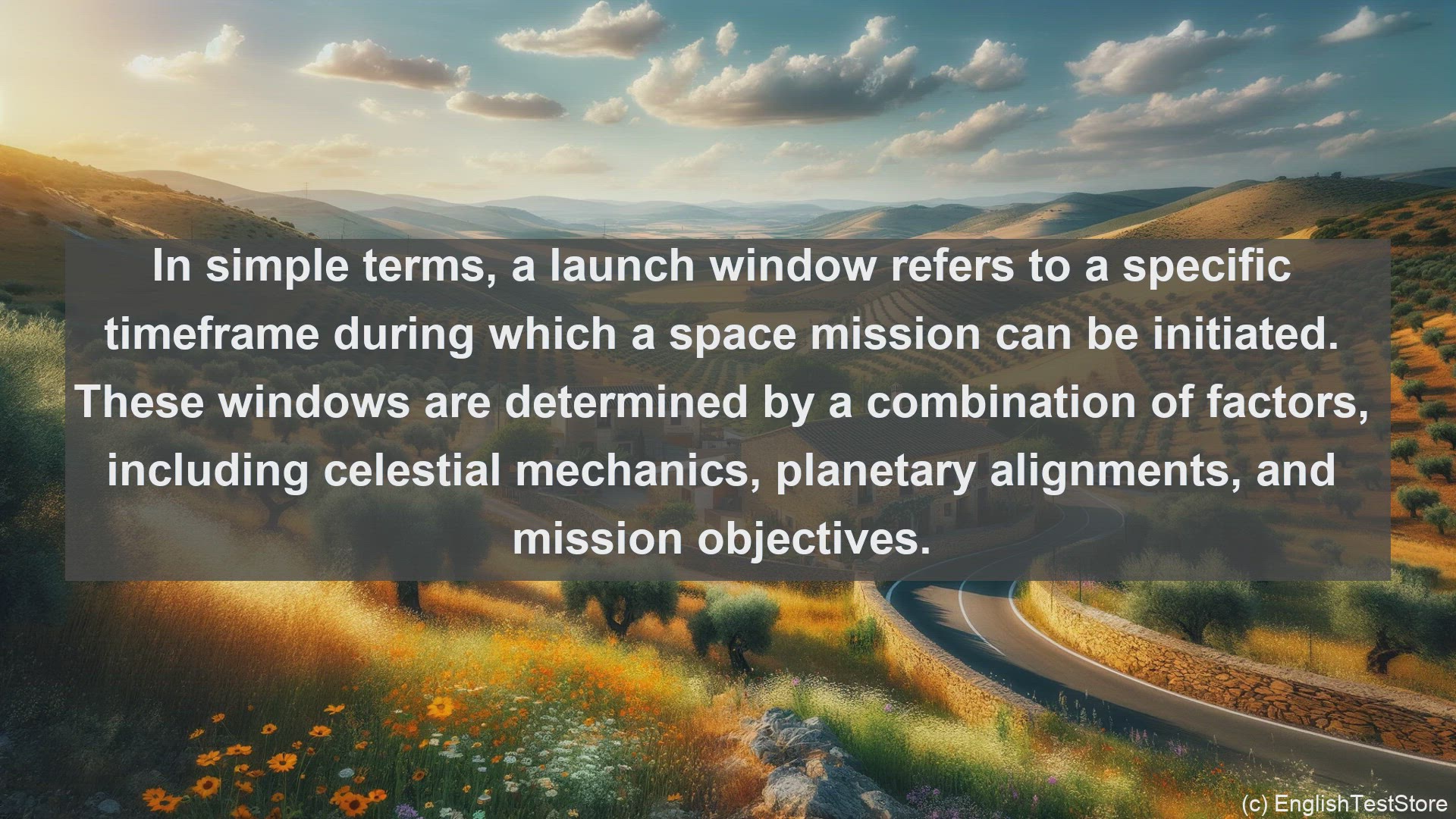 'Video thumbnail for Launch window in science  definition and examples'