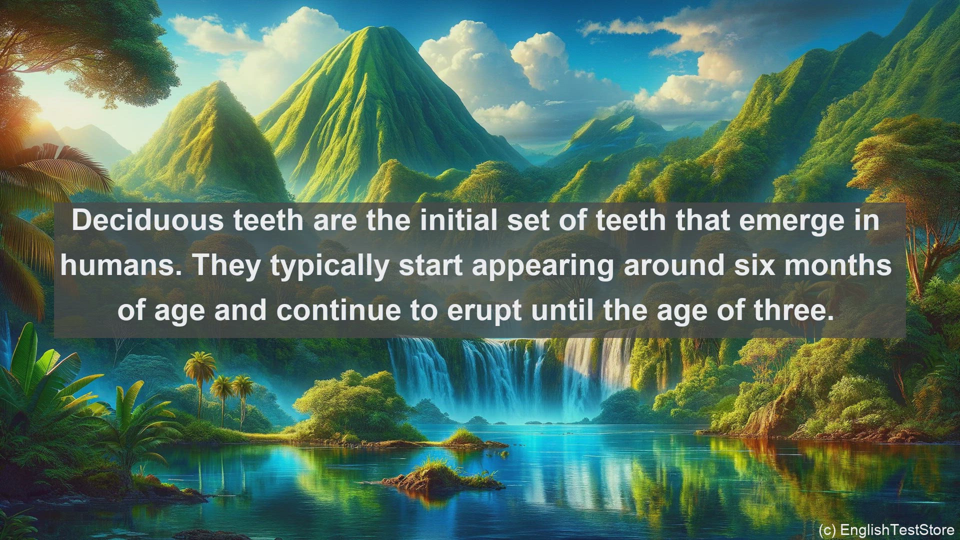 'Video thumbnail for Deciduous teeth in science  definition and examples'