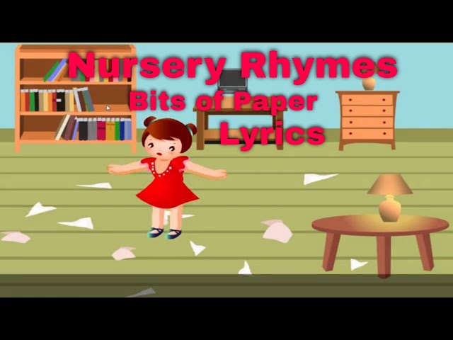 Video thumbnail for Bits of Paper | Sing Along | Lyrics |Nursery Rhymes | Kids |Child Pre K |Children Song| Youtubersity