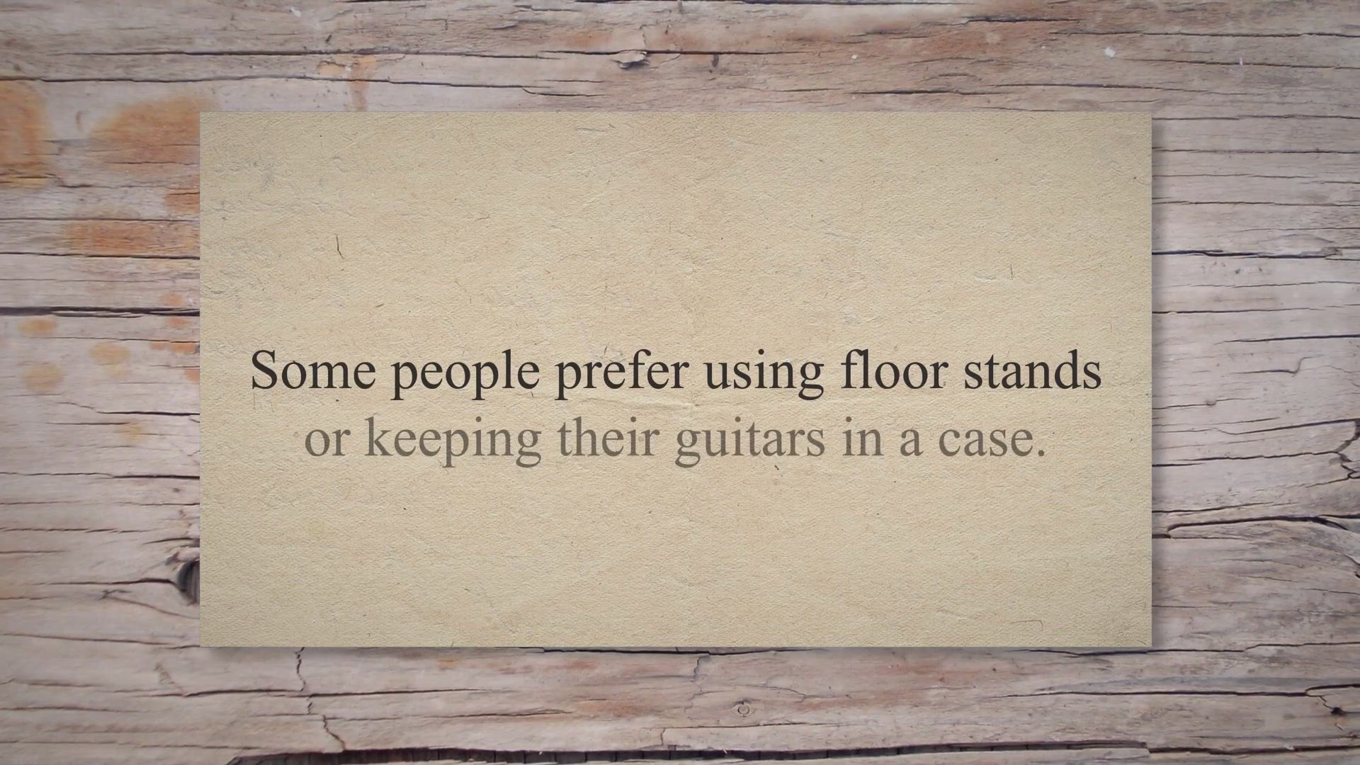 Video thumbnail for Is it safe to hang good guitars on your wall hangers? — Guitars & Tech