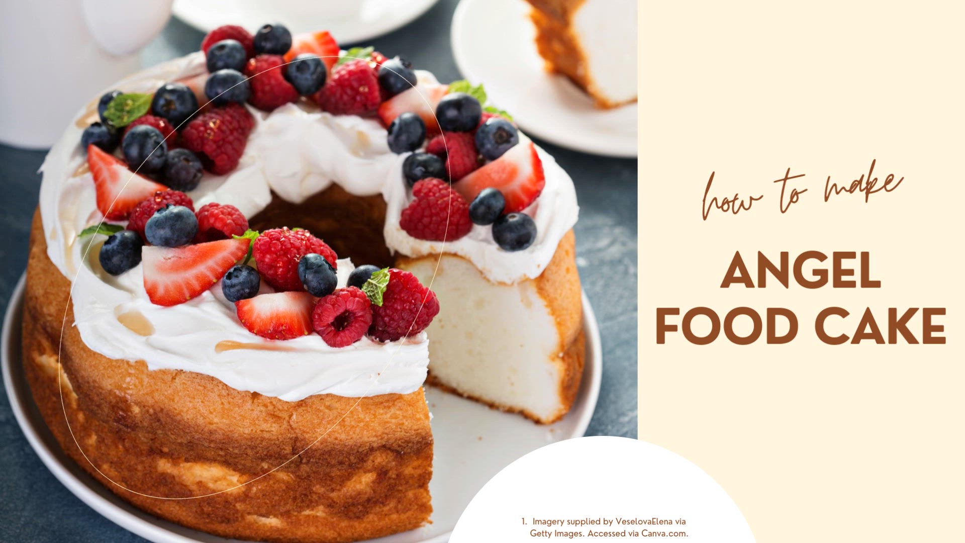 'Video thumbnail for Angel Food Cake Recipe'