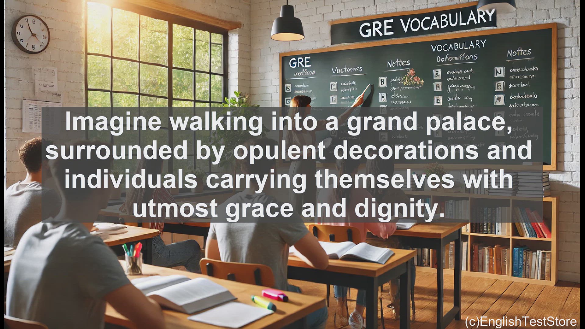 'Video thumbnail for GRE Vocabulary Lesson: The Regal Essence - Exploring the Majestic Word'