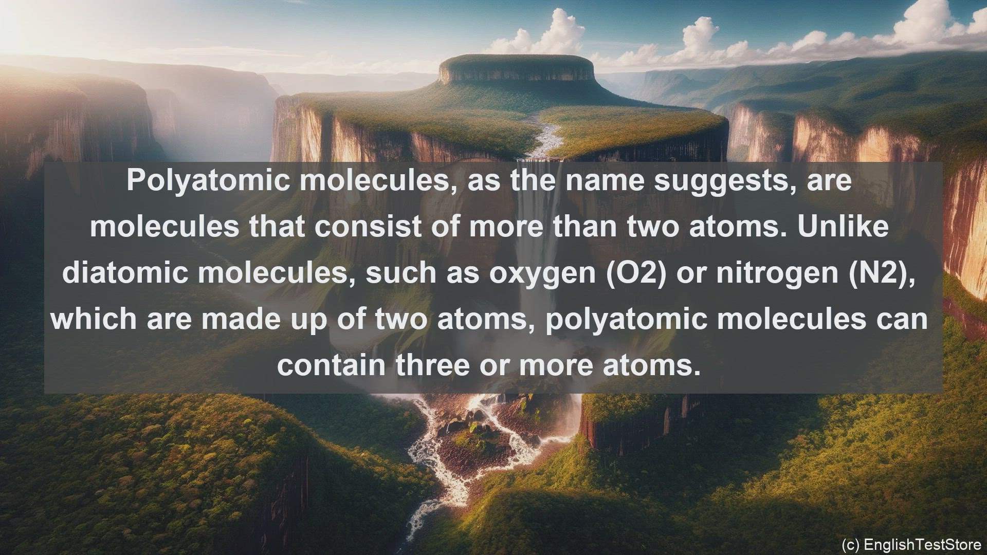 'Video thumbnail for Polyatomic molecule in science  definition and examples'