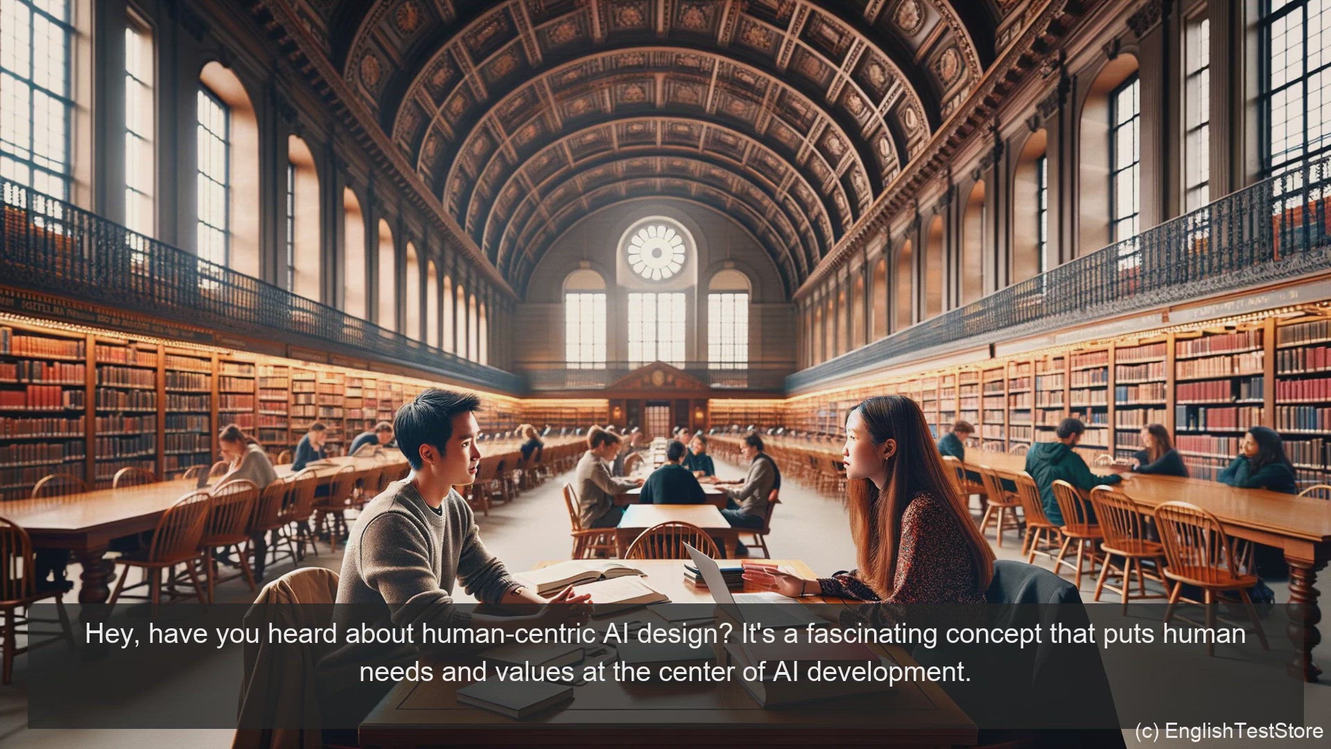 'Video thumbnail for English Conversation for Informatics Engineering: Human-Centric AI Design'