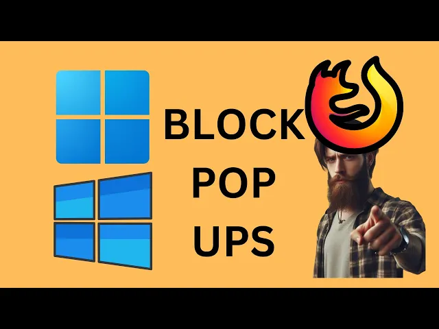 'Video thumbnail for How to Block or Allow Pop ups on Mozilla Firefox in Windows 11 or10 | GearUpWindows Tutorial'