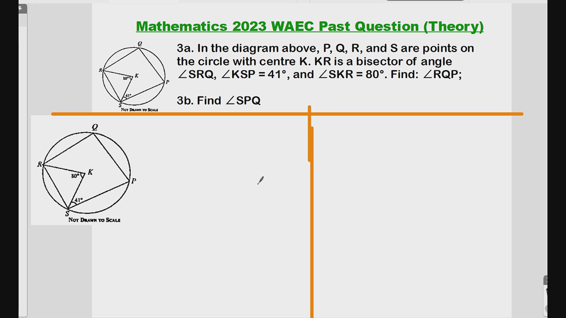 'Video thumbnail for Mathematics 2023 WAEC Past Question (Theory)'