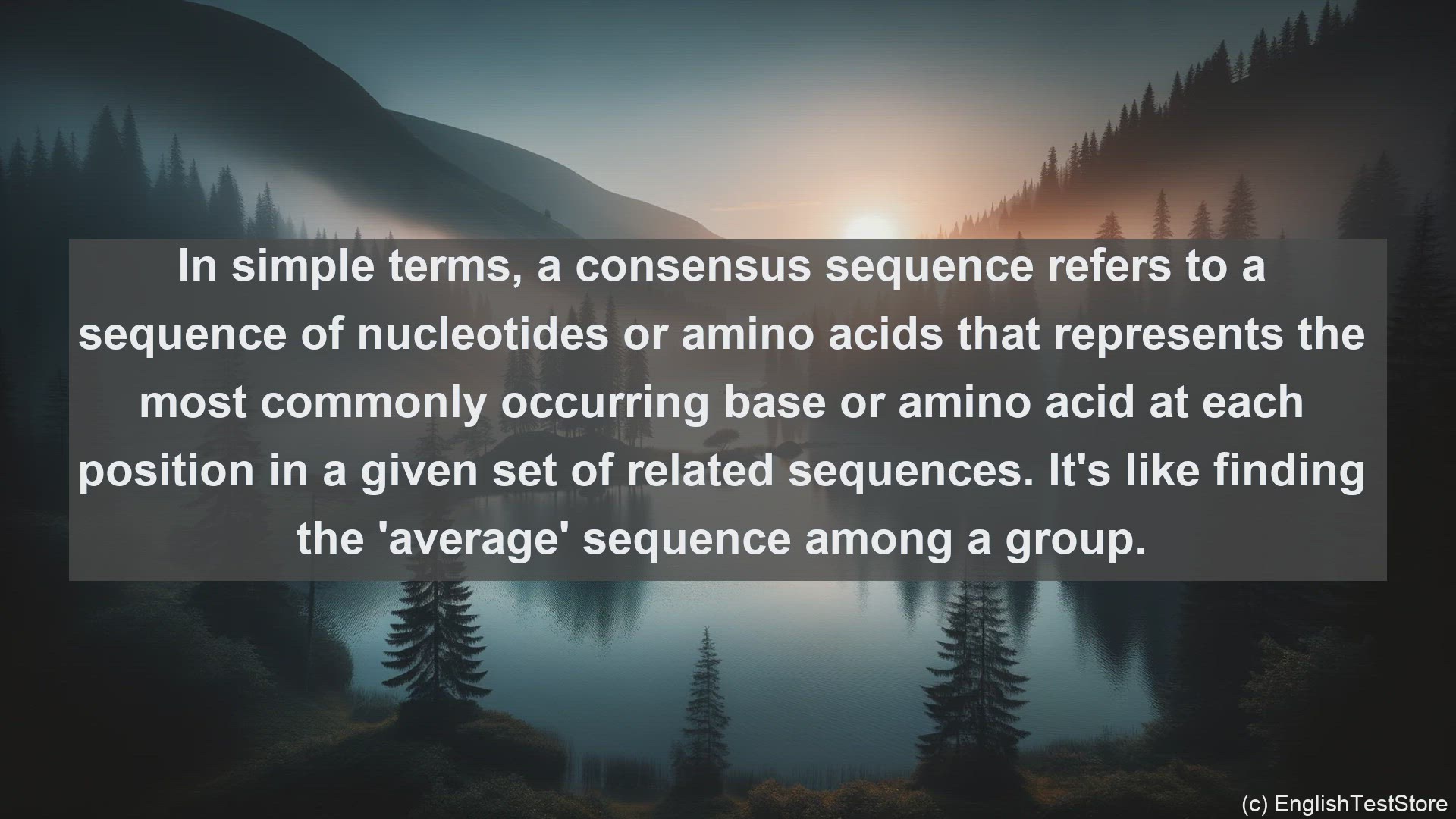 'Video thumbnail for Consensus sequence in science  definition and examples'