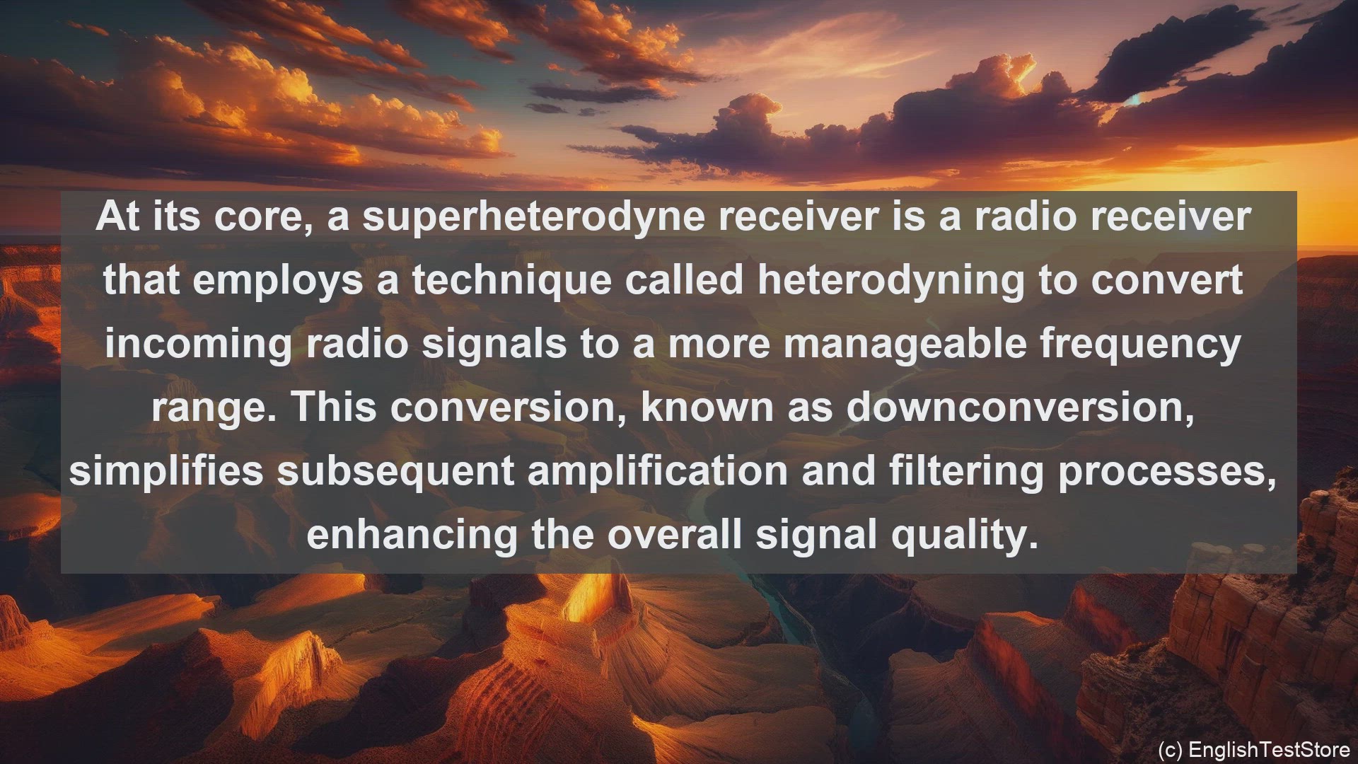 'Video thumbnail for Superheterodyne receiver in science  definition and examples'