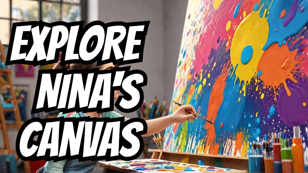 'Video thumbnail for Nina's Colorful Canvas'