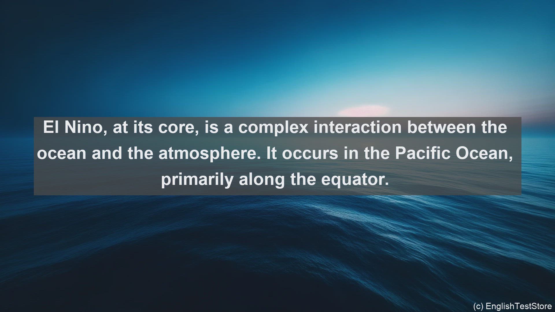 'Video thumbnail for The mechanism of el nino in science  definition and examples'