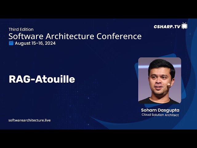 'Video thumbnail for RAG-atouille | Software Architecture Conference'