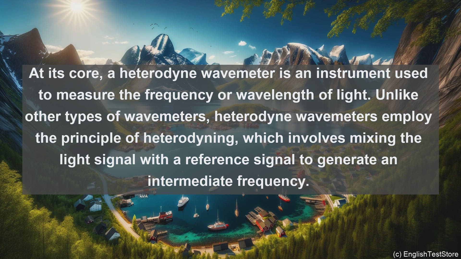 'Video thumbnail for Heterodyne wavemeter in science  definition and examples'