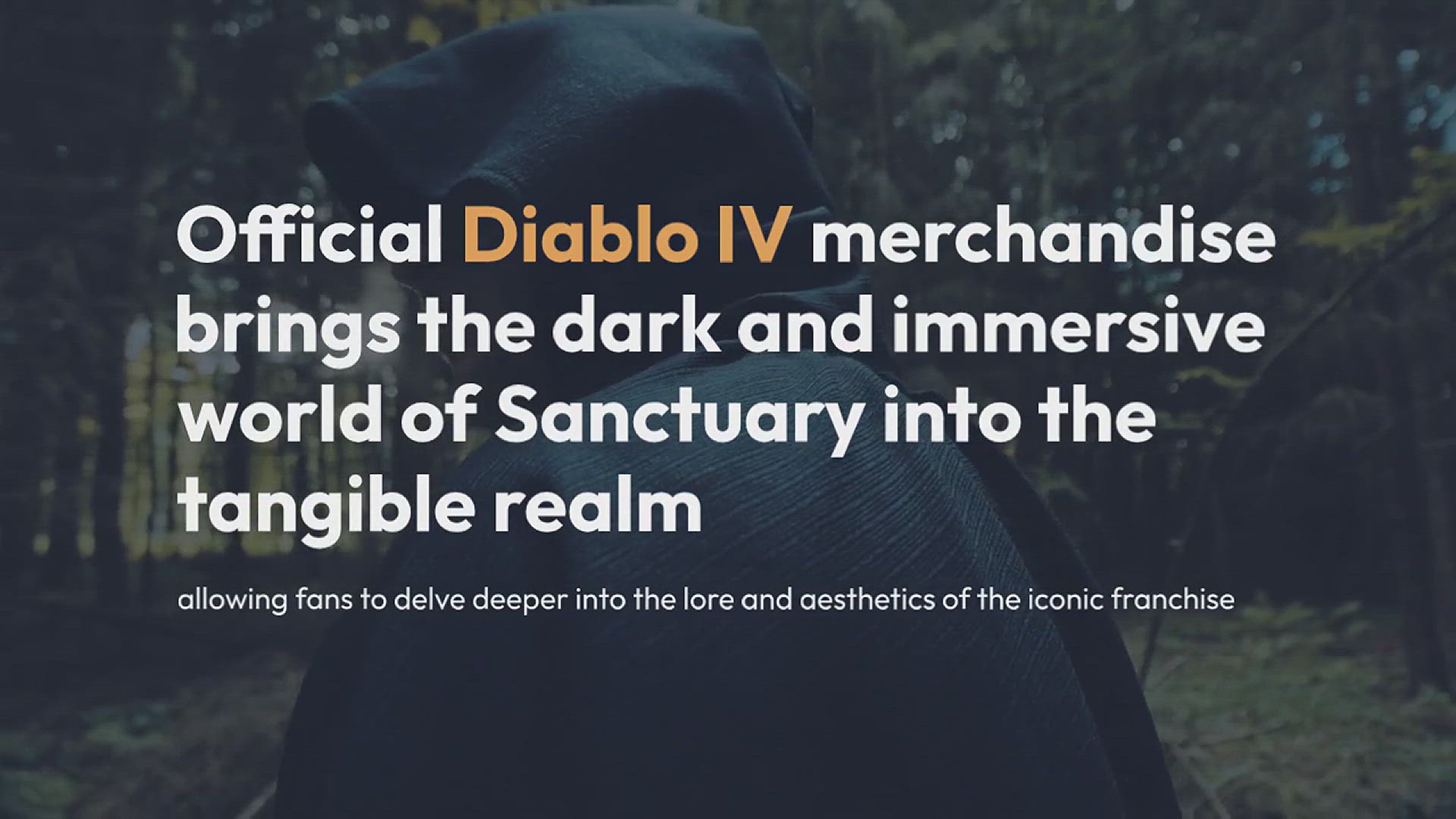 'Video thumbnail for Official Diablo IV Merchandise'