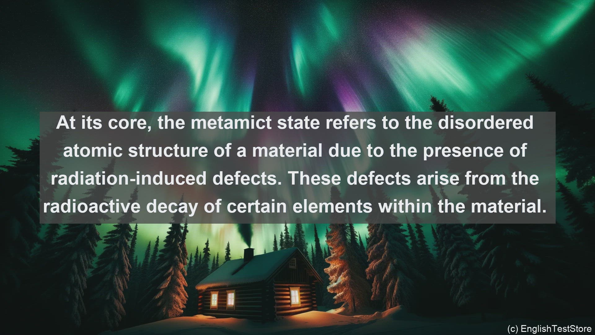'Video thumbnail for Metamict state in science  definition and examples'