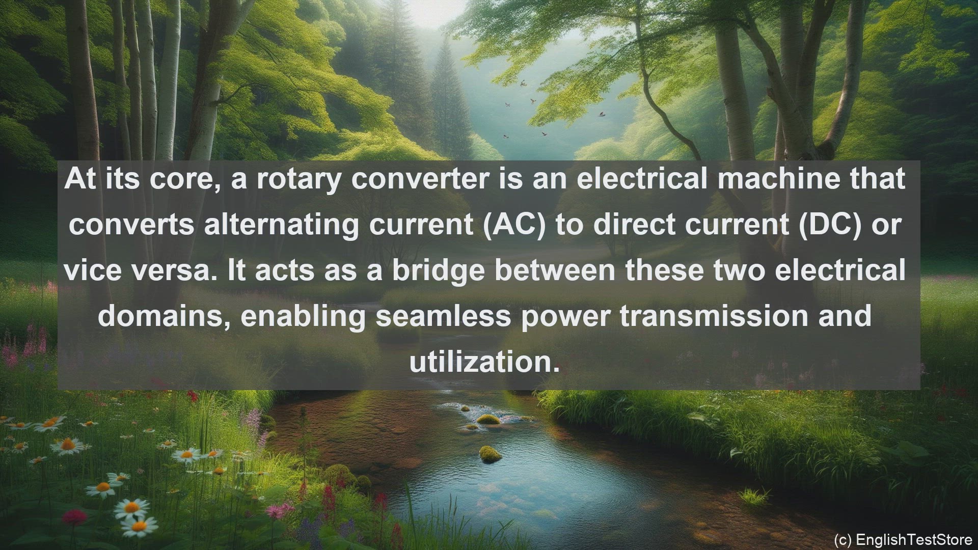 'Video thumbnail for Rotary converter in science  definition and examples'