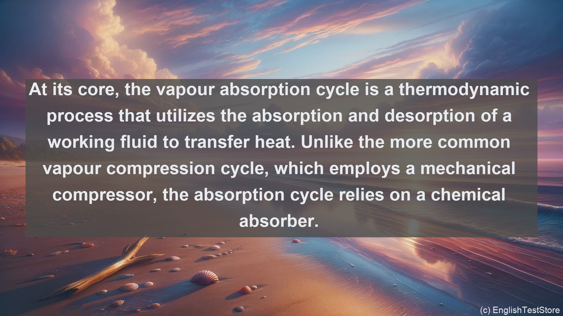 'Video thumbnail for The vapour absorption cycle in science  definition and examples'
