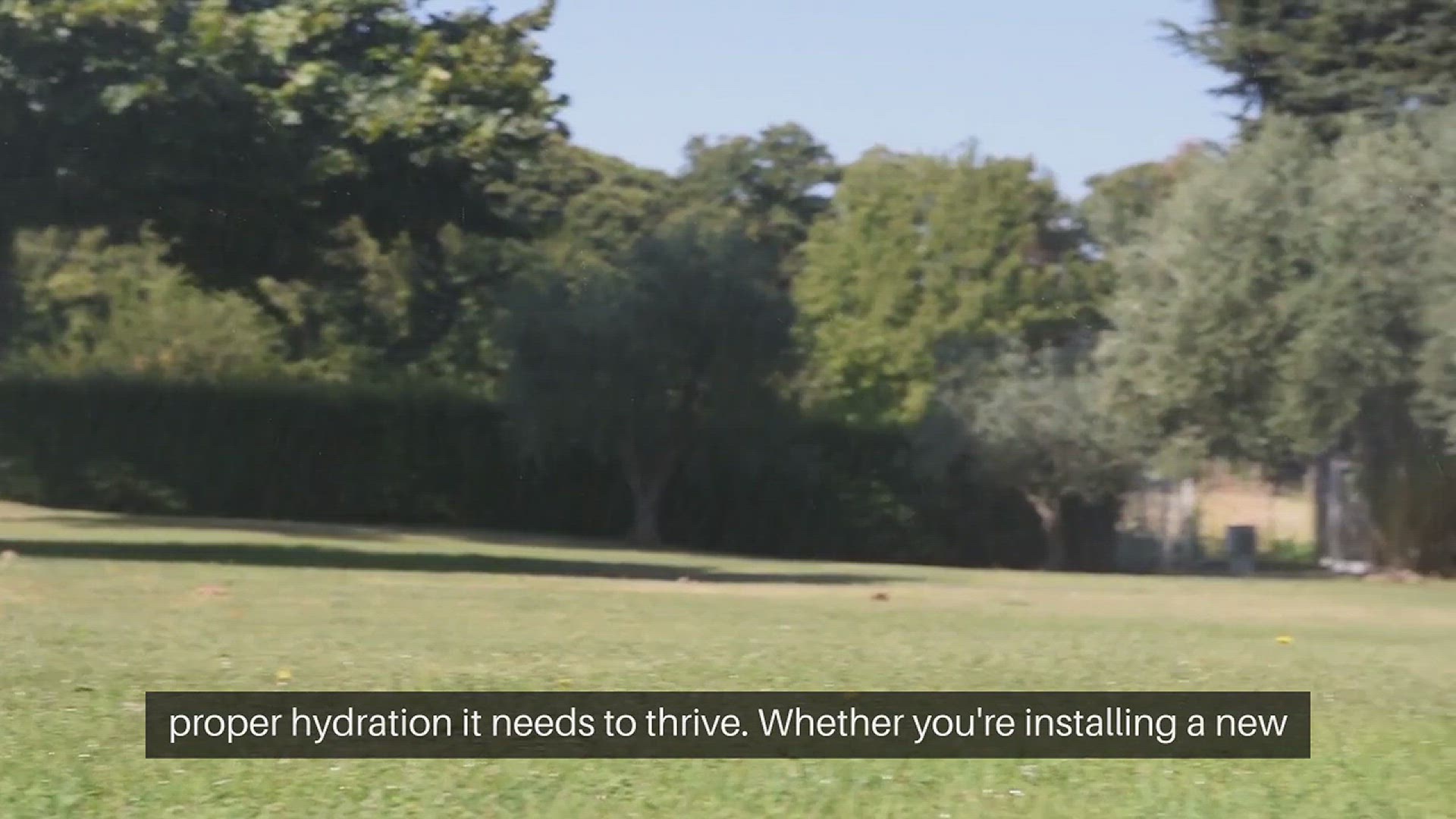 'Video thumbnail for Lawn Irrigation Systems Installation'