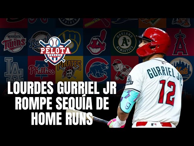 Video thumbnail for Lourdes Gurriel Jr. rompió sequía jonronera por todo lo alto