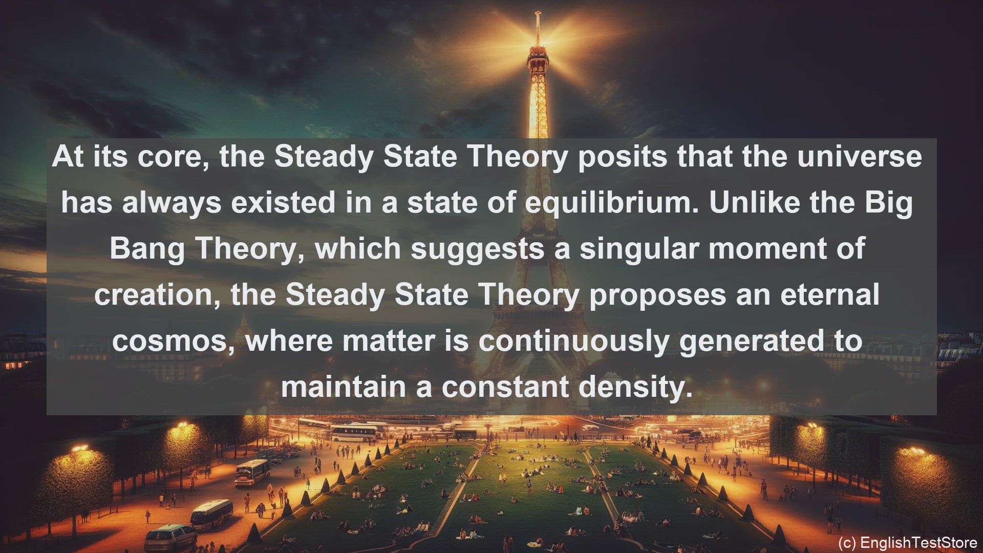 'Video thumbnail for Steady state theory in science  definition and examples'