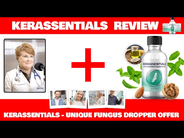 'Video thumbnail for Kerassentials Review - Kerassentials - Unique Fungus Dropper Offer'