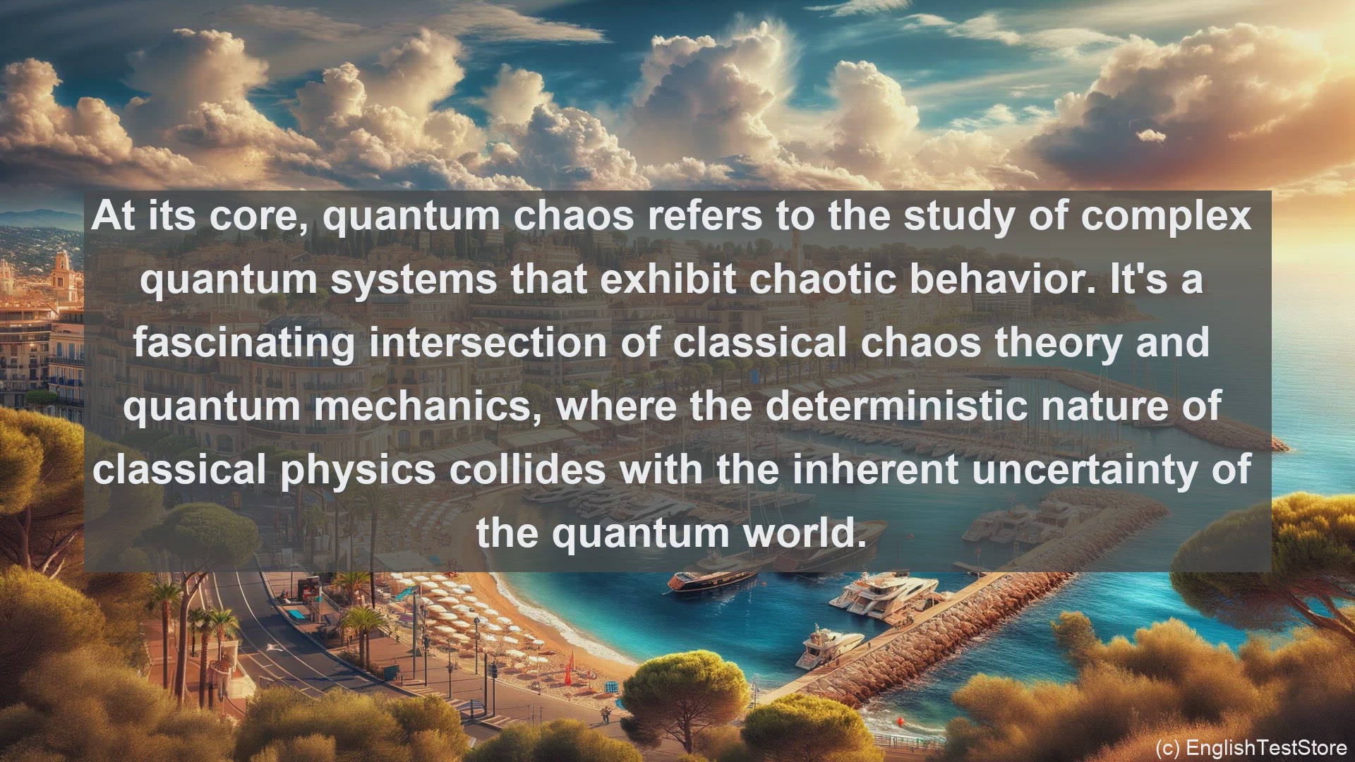 'Video thumbnail for Quantum chaos in science  definition and examples'