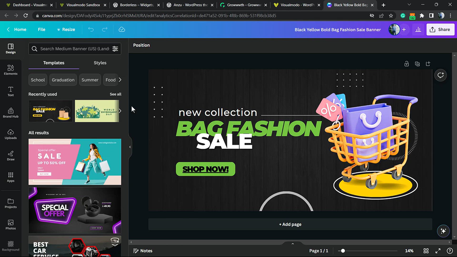 'Video thumbnail for How To Embed Canva Made Arts Banners in WordPress Websites Free Tutorial_ 🖇'