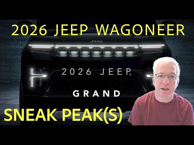 Video thumbnail for 2026 Jeep Grand Wagoneer: Two Sneak Peeks