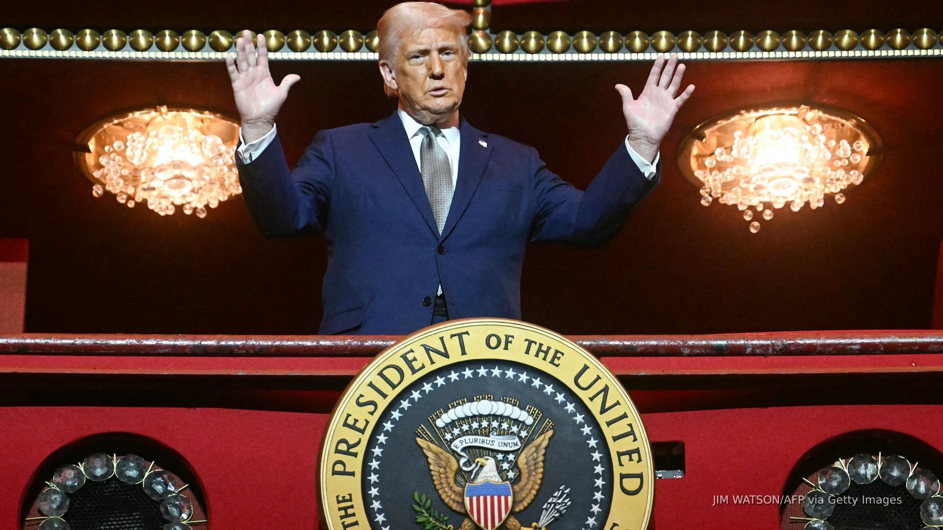 'Video thumbnail for Trump to attend 'Les Mis' open as Kennedy Center faces revenue decline'