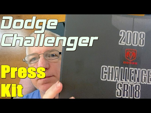 'Video thumbnail for Dodge Challenger SRT8: 2008 Press Kit Unboxing'