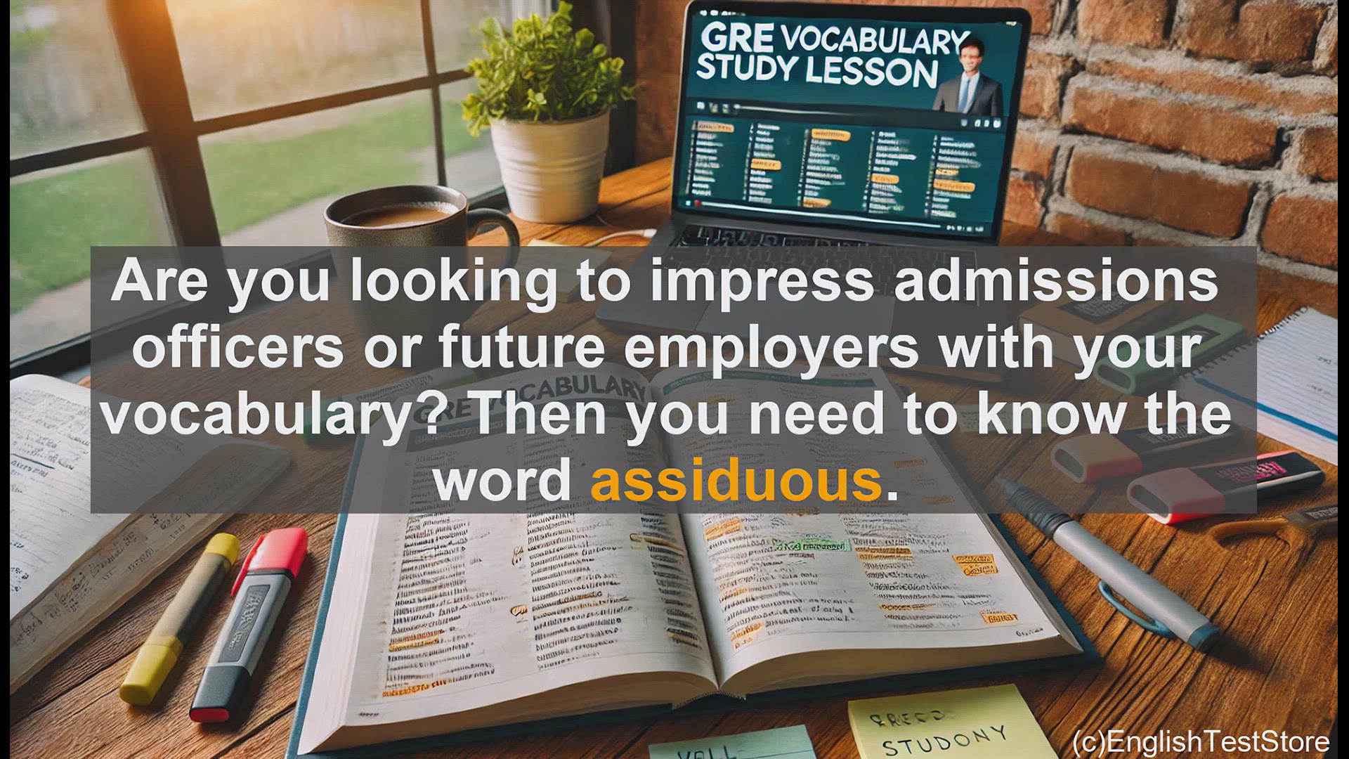'Video thumbnail for GRE Vocabulary Lesson: Mastering the Vocabulary Gem - Assiduous'