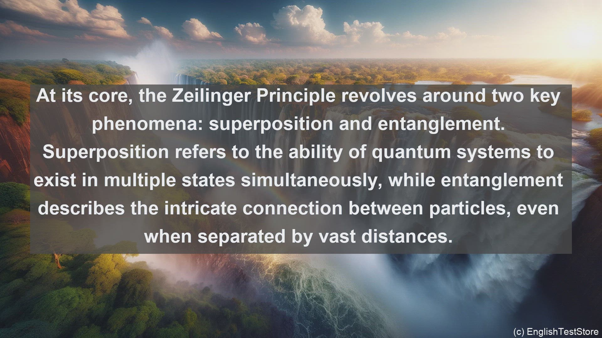 'Video thumbnail for Zeilinger principle in science  definition and examples'