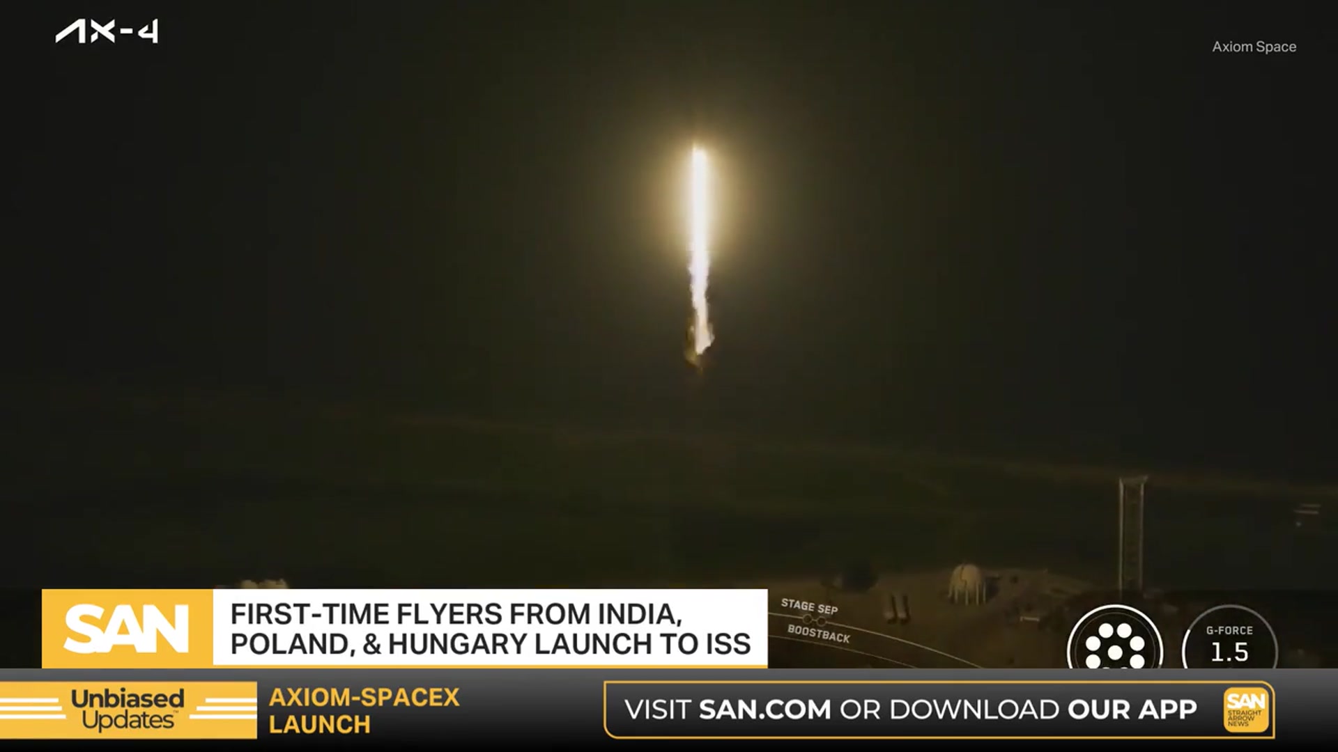 'Video thumbnail for Axiom Space brings first Indian, Polish, Hungarian astronauts to ISS'