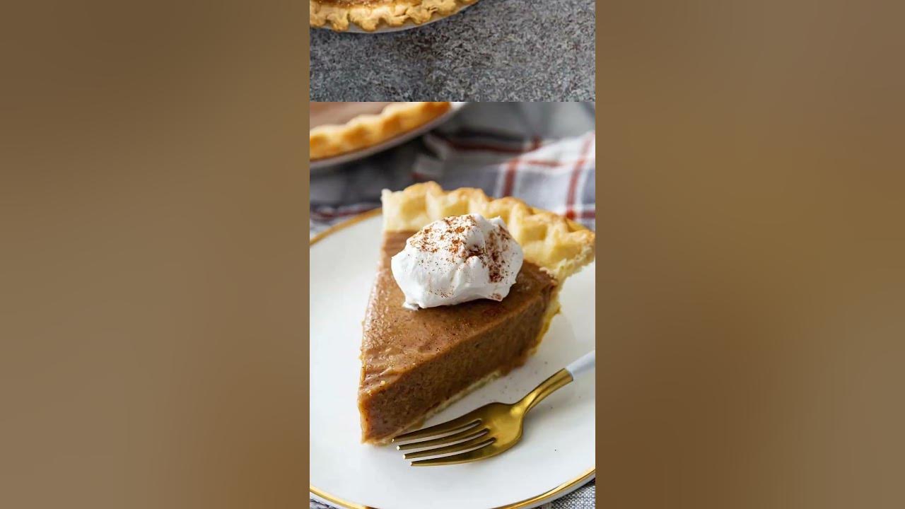 Video thumbnail for How to make a butterscotch cinnamon pie #shorts #shortvideo #short
