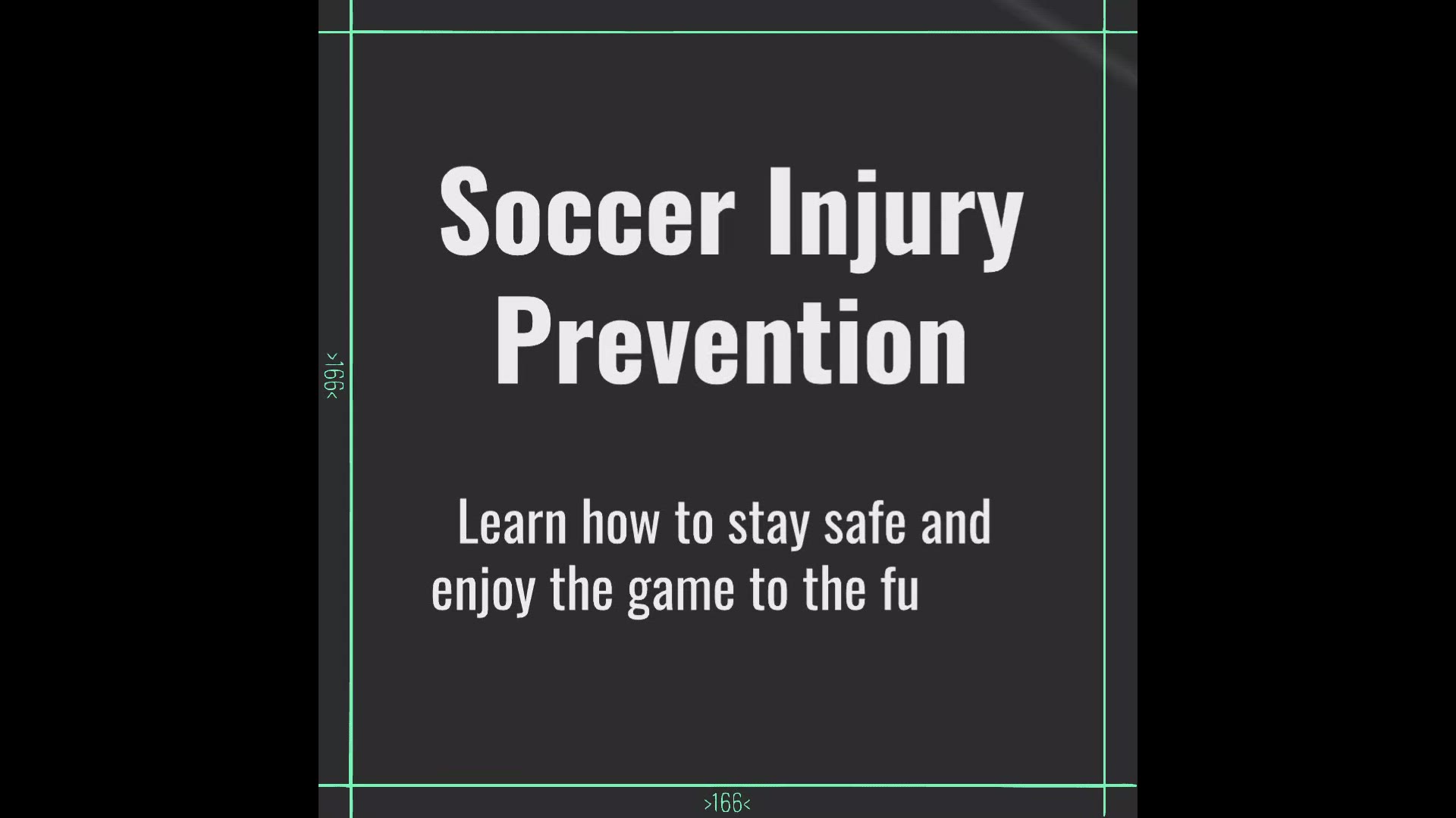 'Video thumbnail for Soccer Injury Prevention'