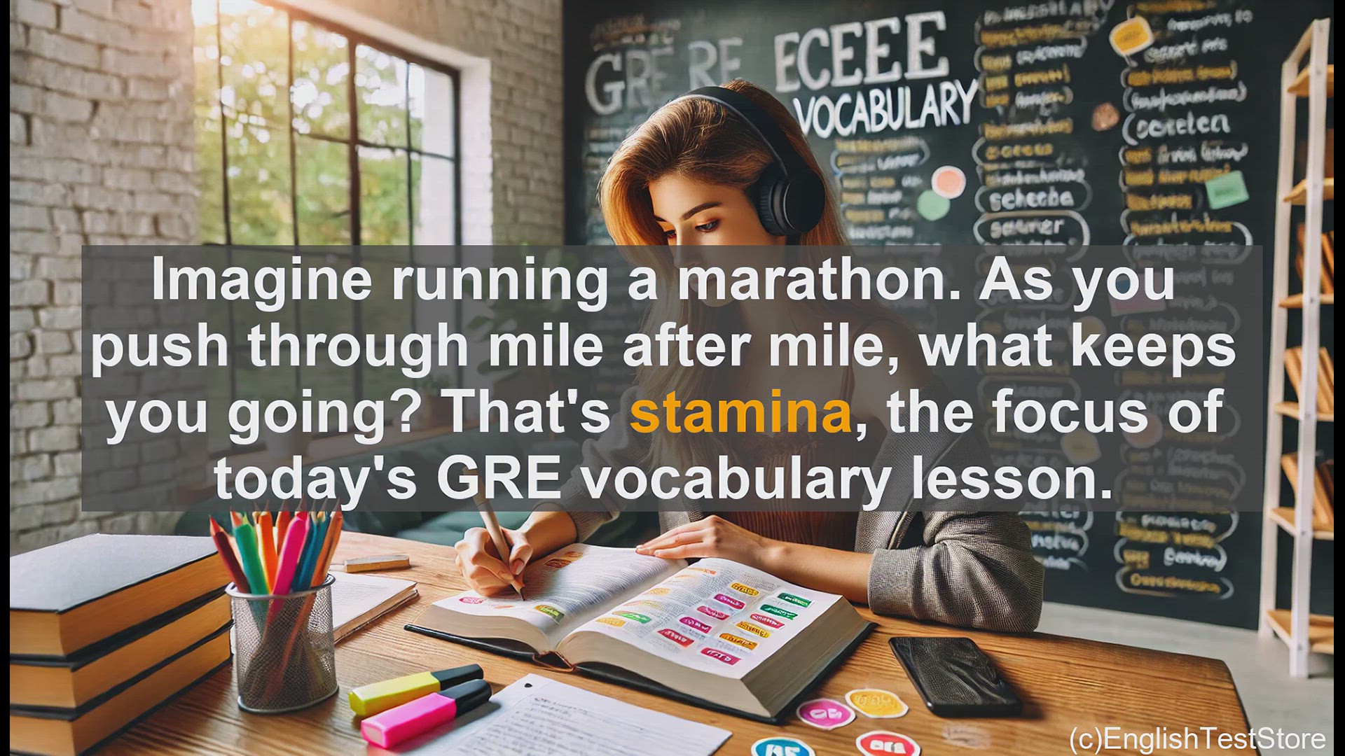 'Video thumbnail for GRE Vocabulary Lesson: Mastering Stamina - The Key to Endurance and Success'