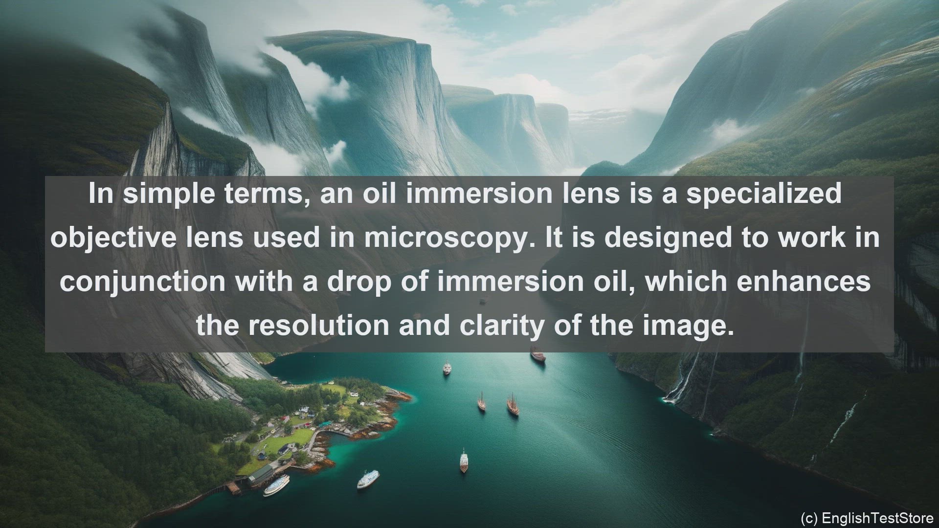 'Video thumbnail for Oilimmersion lens in science  definition and examples'