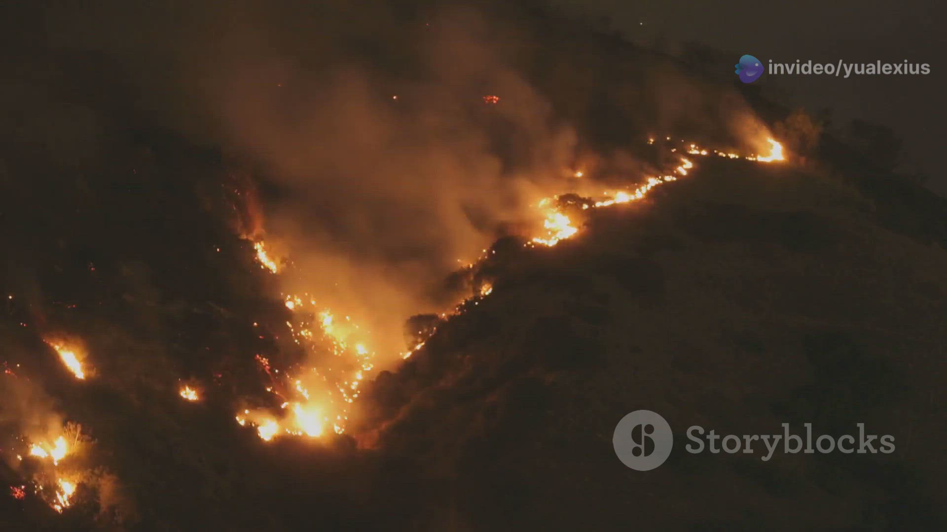 video of: Palisades Fire Rages: Southern California Battles 99 MPH Winds, Widespread Devastation