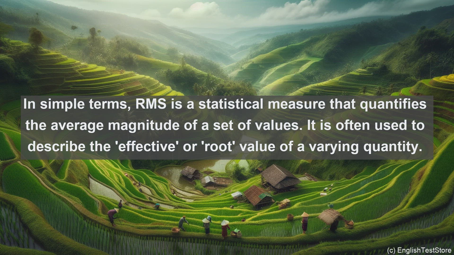 'Video thumbnail for Root mean square value in science  definition and examples'