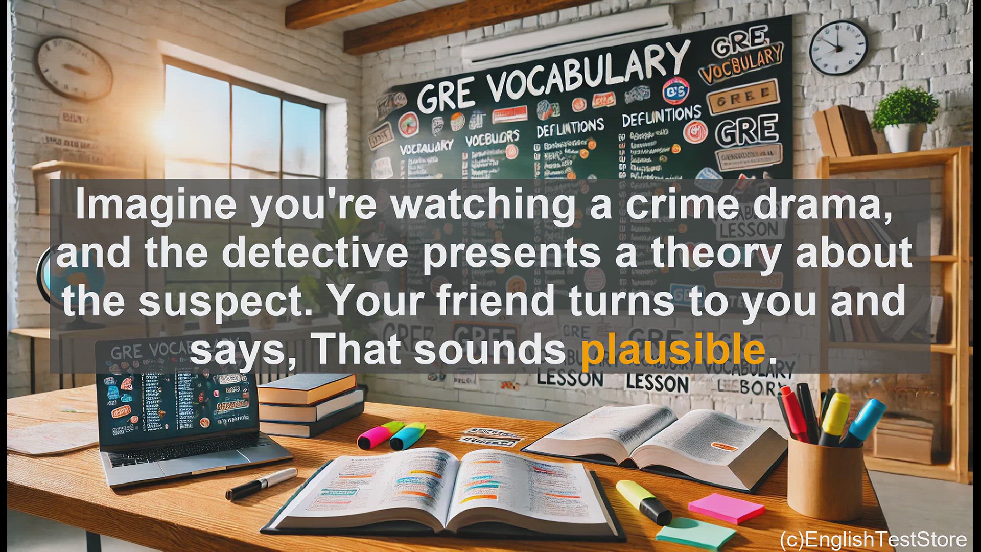'Video thumbnail for GRE Vocabulary Lesson: Exploring the Meaning and Importance of 'Plausible''