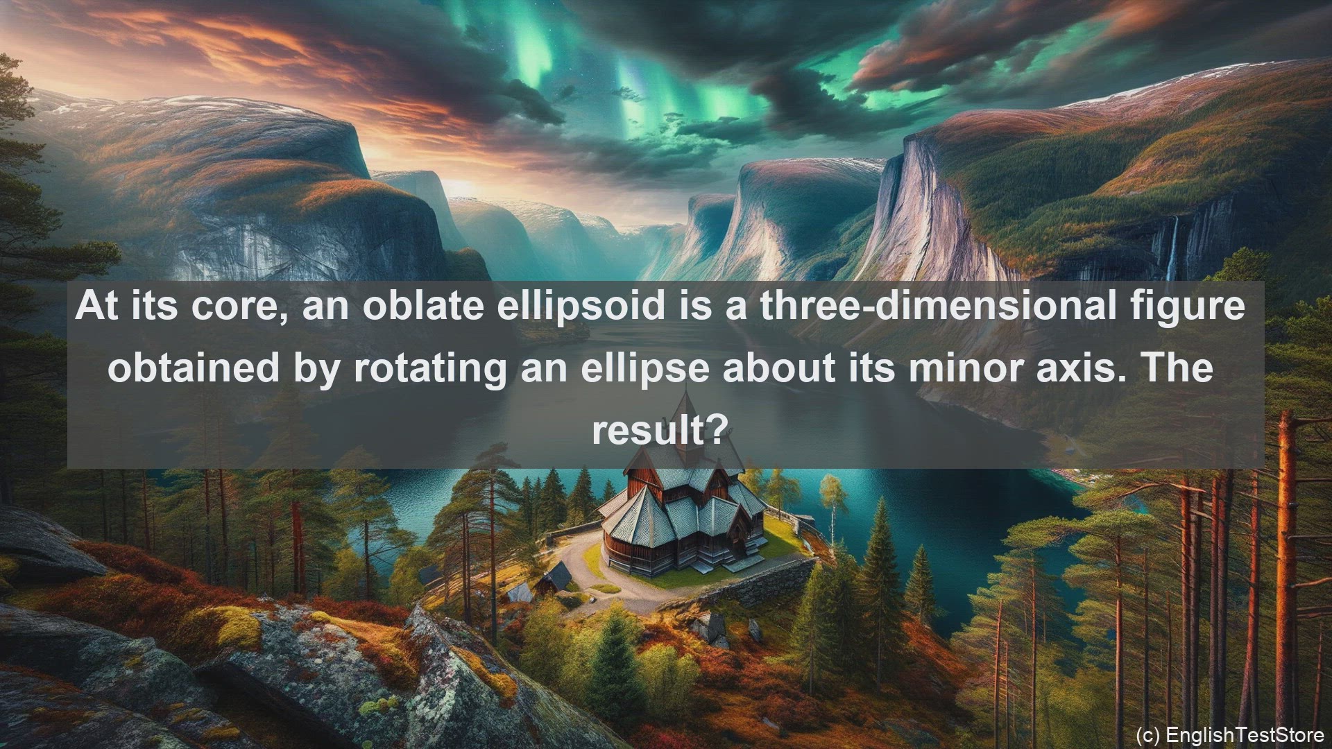 'Video thumbnail for Oblate ellipsoid in science  definition and examples'
