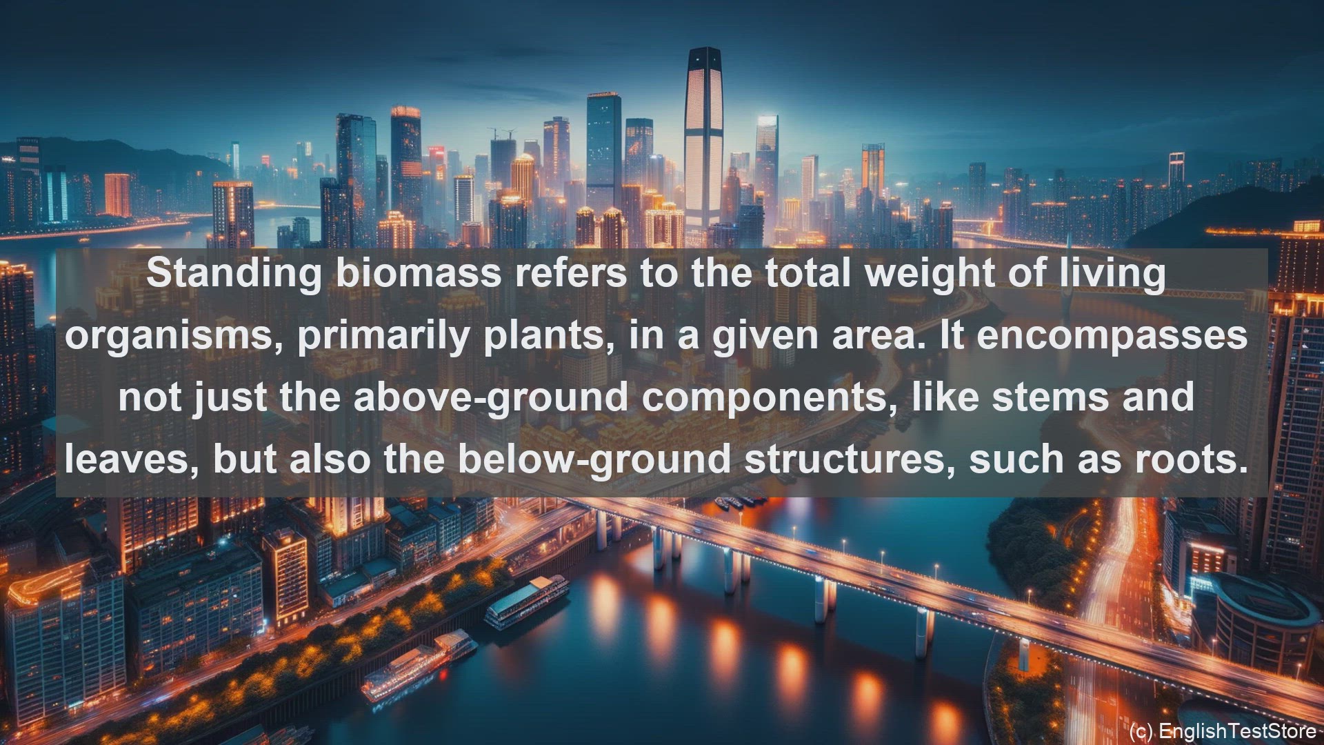 'Video thumbnail for Standing biomass in science  definition and examples'
